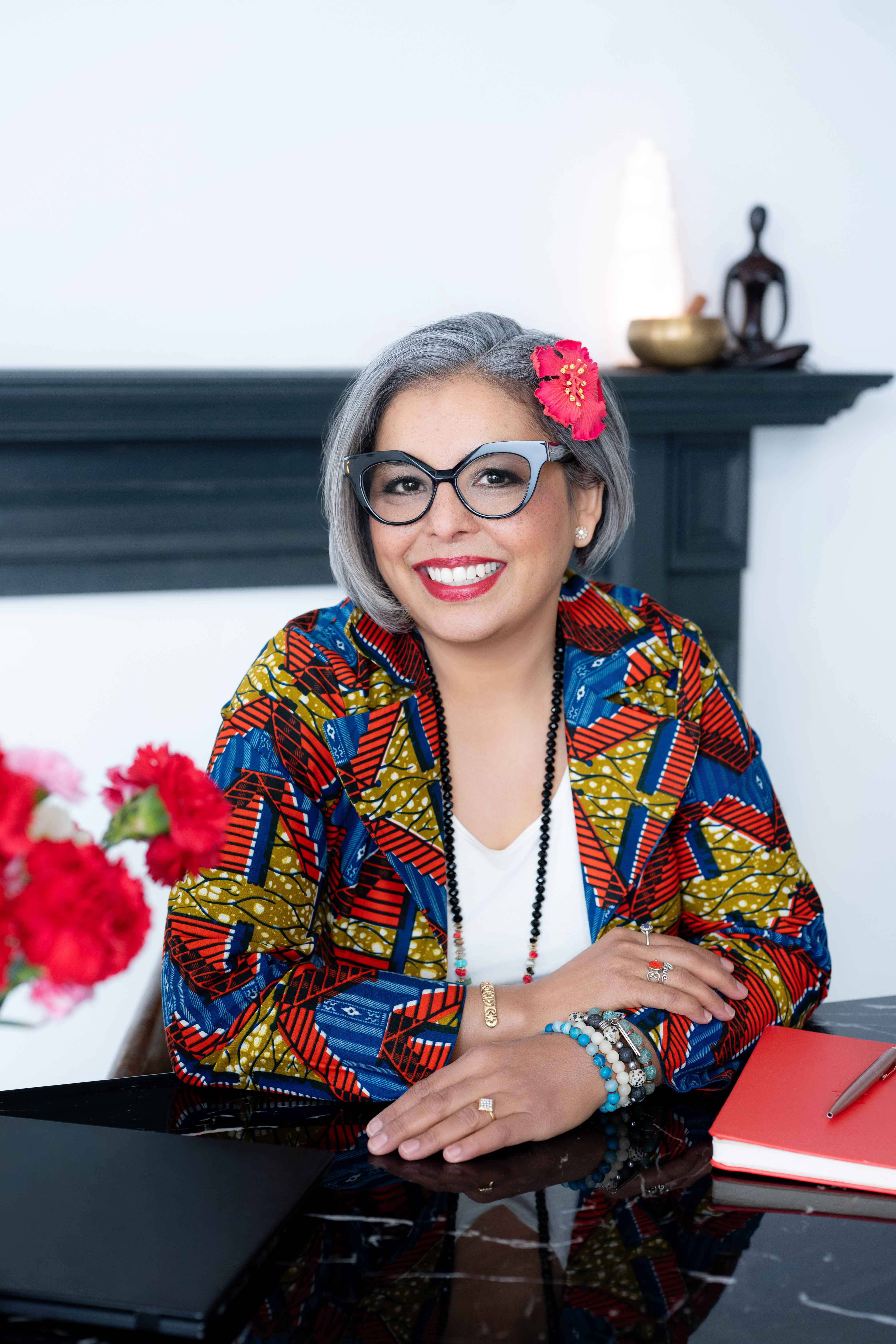 Karen Craggs speaking at an event