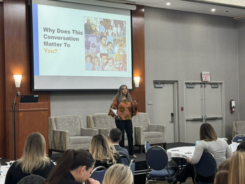 Karen Craggs facilitating a workshop